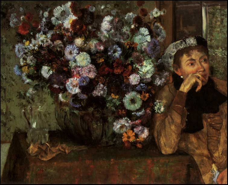 Madame Valpincon with Chrysanthemums